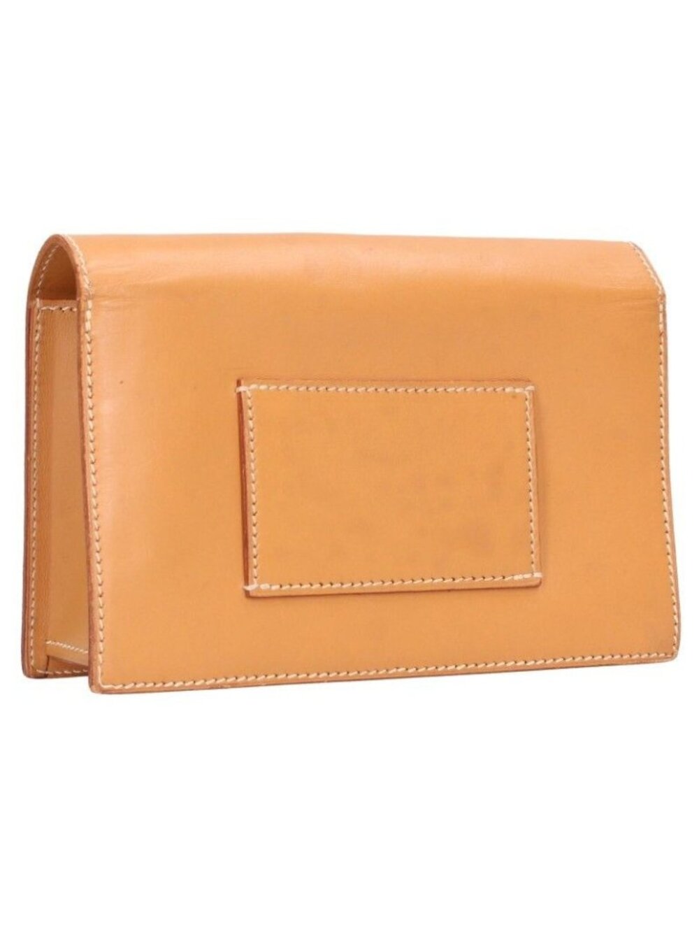 Hermes Buckle Leather Pouch